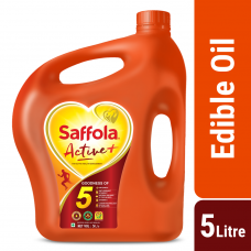 Saffola Active Oil (Blended Edible Vegetable Oil) 5 Liter